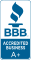 better business bureau a plus rating card